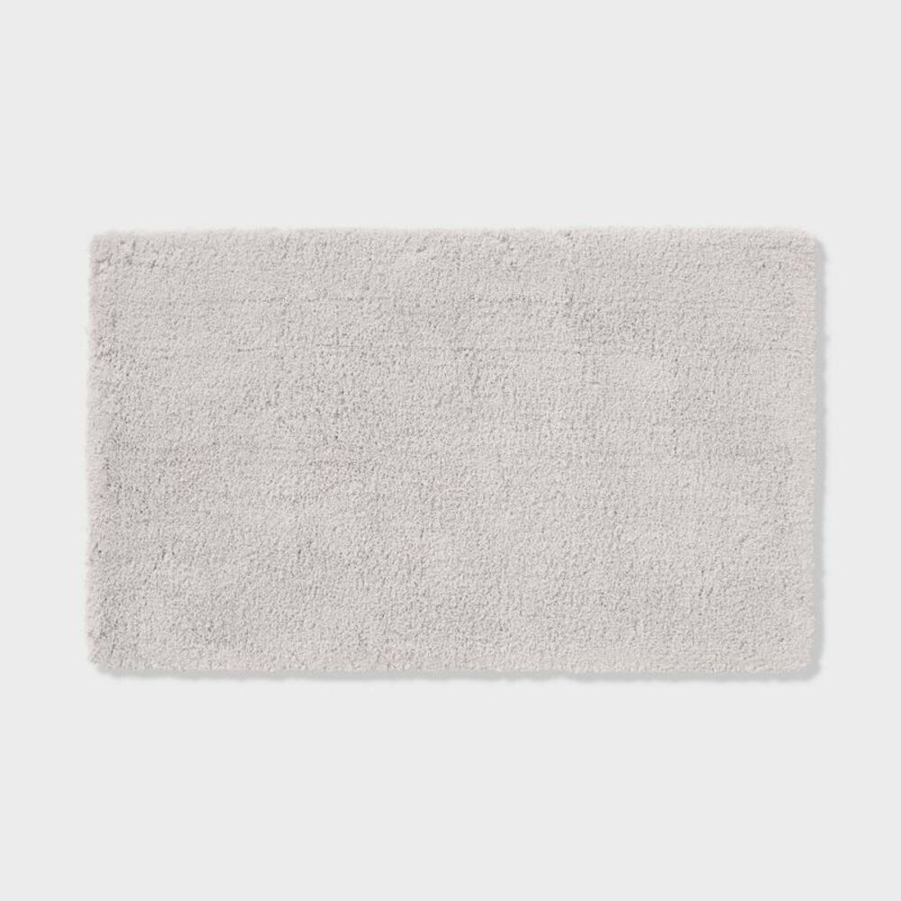 Threshold -  Tufted 40x24" Bath Rug High Pile Heavywe Gray